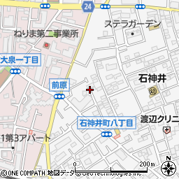 東京都練馬区石神井町8丁目42周辺の地図