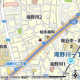 東京都北区滝野川2丁目15周辺の地図