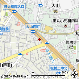 東京都板橋区大山西町52周辺の地図