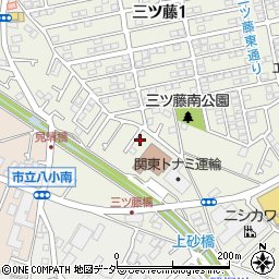 東京都武蔵村山市三ツ藤1丁目100-2周辺の地図