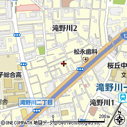 東京都北区滝野川2丁目14-13周辺の地図