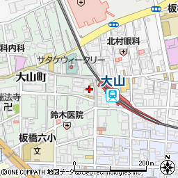 東京都板橋区大山町5周辺の地図