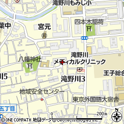 東京都北区滝野川3丁目47-2周辺の地図