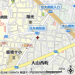 東京都板橋区大山西町59周辺の地図