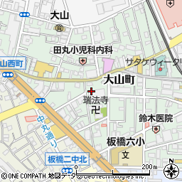 東京都板橋区大山町70周辺の地図