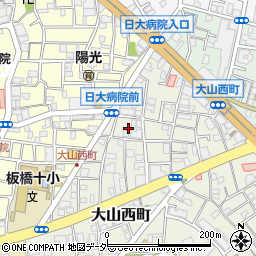 東京都板橋区大山西町60周辺の地図