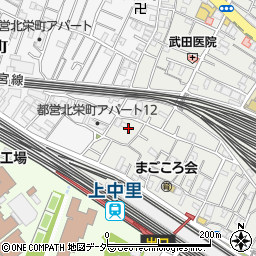 穴澤コーポ周辺の地図