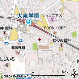 東京都練馬区東大泉周辺の地図