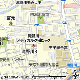 東京都北区滝野川3丁目51周辺の地図