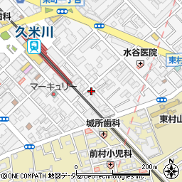 りんごっこ久米川駅前保育園周辺の地図