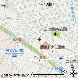東京都武蔵村山市三ツ藤1丁目100-8周辺の地図