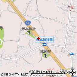 米本神社周辺の地図