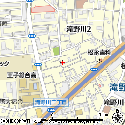 東京都北区滝野川2丁目19-5周辺の地図