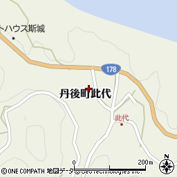 京都府京丹後市丹後町此代1164周辺の地図