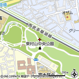 都立東村山中央公園トイレ１周辺の地図