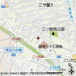 東京都武蔵村山市三ツ藤1丁目100-9周辺の地図