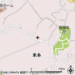 千葉県八千代市米本169周辺の地図