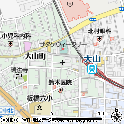 東京都板橋区大山町6周辺の地図
