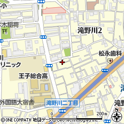 東京都北区滝野川2丁目20-7周辺の地図