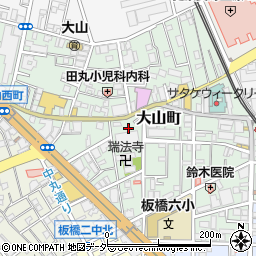 東京都板橋区大山町28周辺の地図