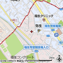 東京都福生市福生1710-10周辺の地図