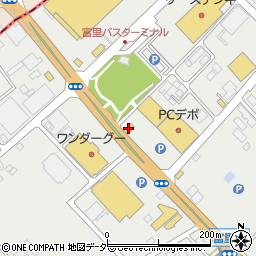 リンガーハット千葉富里インター店周辺の地図