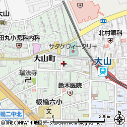大山駅 サンライズカフェ周辺の地図