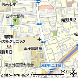 日新商事株式会社　飛鳥山サービスステーション周辺の地図