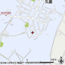千葉県富里市久能238-41周辺の地図