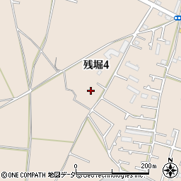 東京都武蔵村山市残堀4丁目86周辺の地図