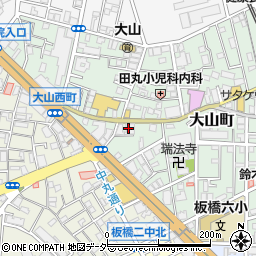 東京都板橋区大山町25周辺の地図