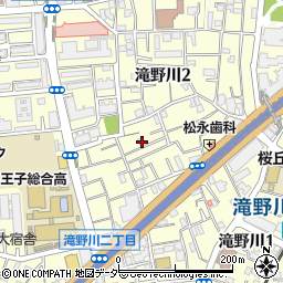 東京都北区滝野川2丁目19-2周辺の地図