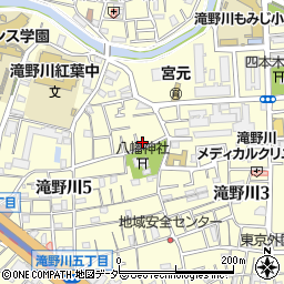 東京都北区滝野川5丁目48-5周辺の地図