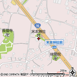 千葉県八千代市米本1656周辺の地図