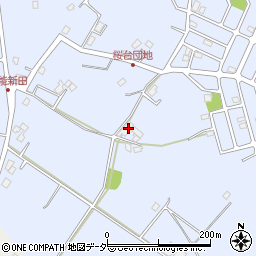 千葉県富里市久能254周辺の地図