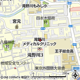 東京都北区滝野川3丁目50-1周辺の地図