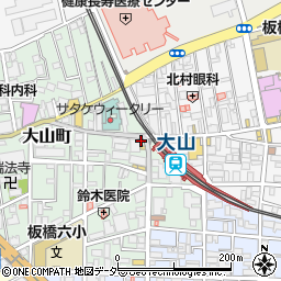 ロッテリア東武大山駅前ＦＳ店周辺の地図