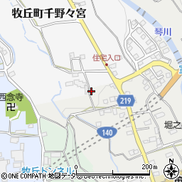 山梨県山梨市牧丘町窪平1452周辺の地図