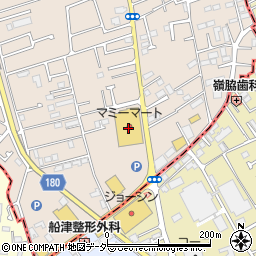 ポニークリーニングマミーマート高塚店周辺の地図