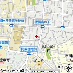 東京都板橋区大谷口北町76周辺の地図
