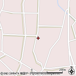 岐阜県中津川市加子母小郷周辺の地図