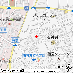東京都練馬区石神井町8丁目43周辺の地図