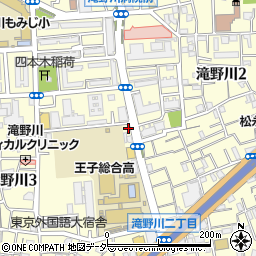 東京都北区滝野川3丁目55-10周辺の地図