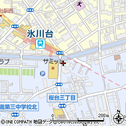 ファミリーマート氷川台駅前店周辺の地図