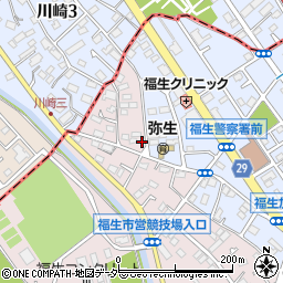 東京都福生市福生1693-7周辺の地図