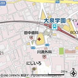 ライフエクストラ大泉学園駅前店周辺の地図
