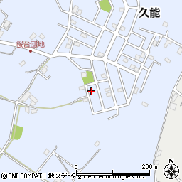 千葉県富里市久能238-26周辺の地図