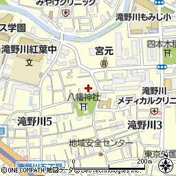 東京都北区滝野川5丁目48周辺の地図