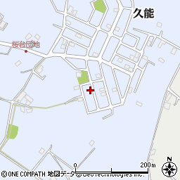 千葉県富里市久能238-35周辺の地図