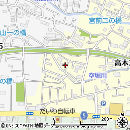 東京都東大和市高木3丁目333-10周辺の地図